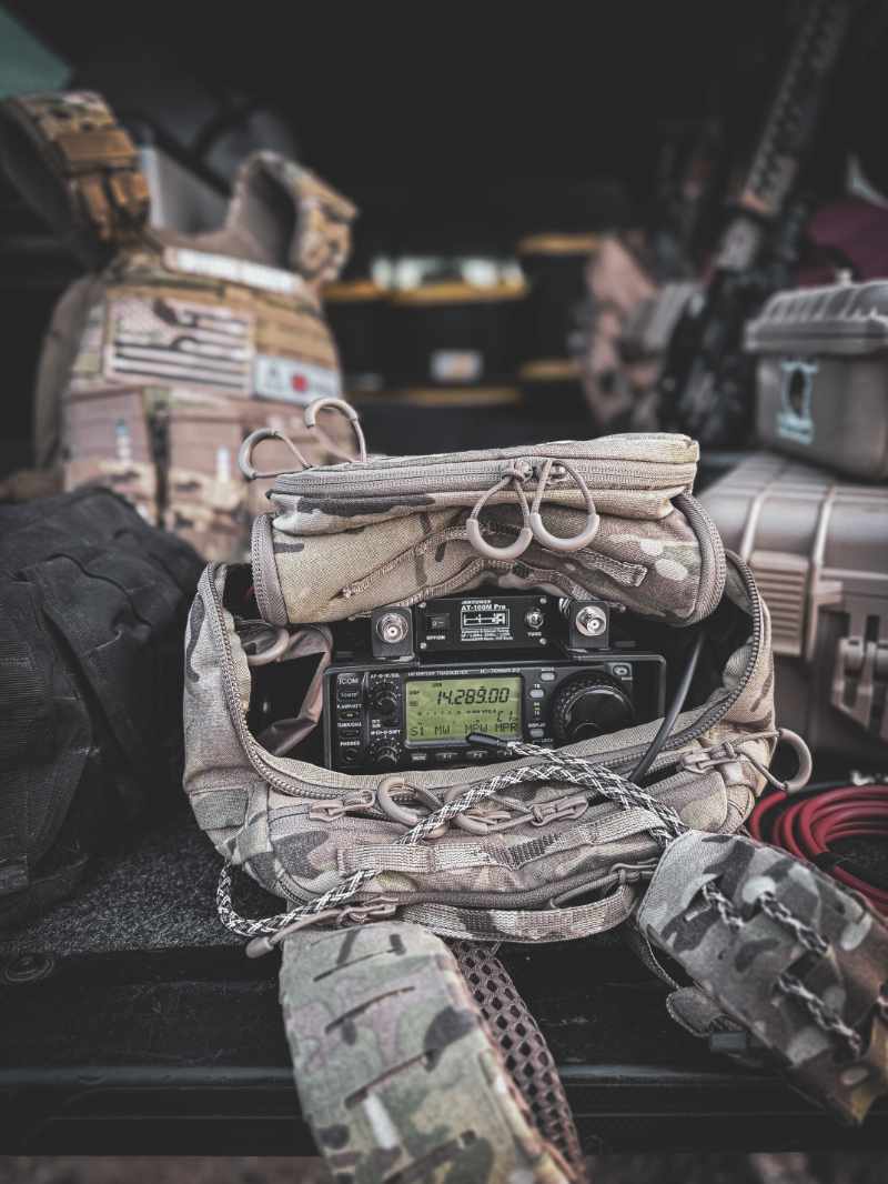 Field radio communications setup